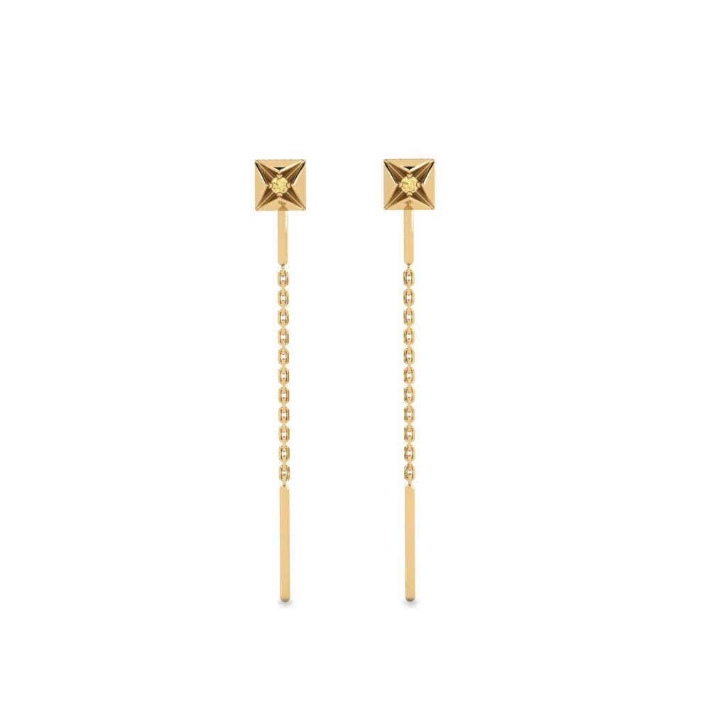 Yellow Diamond Women's Earring Kutak