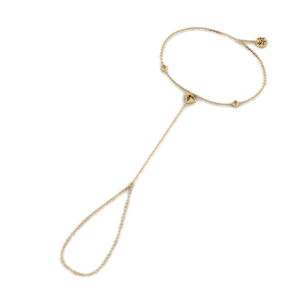 Black Diamond Women's Finger Bracelets Kvadrangula
