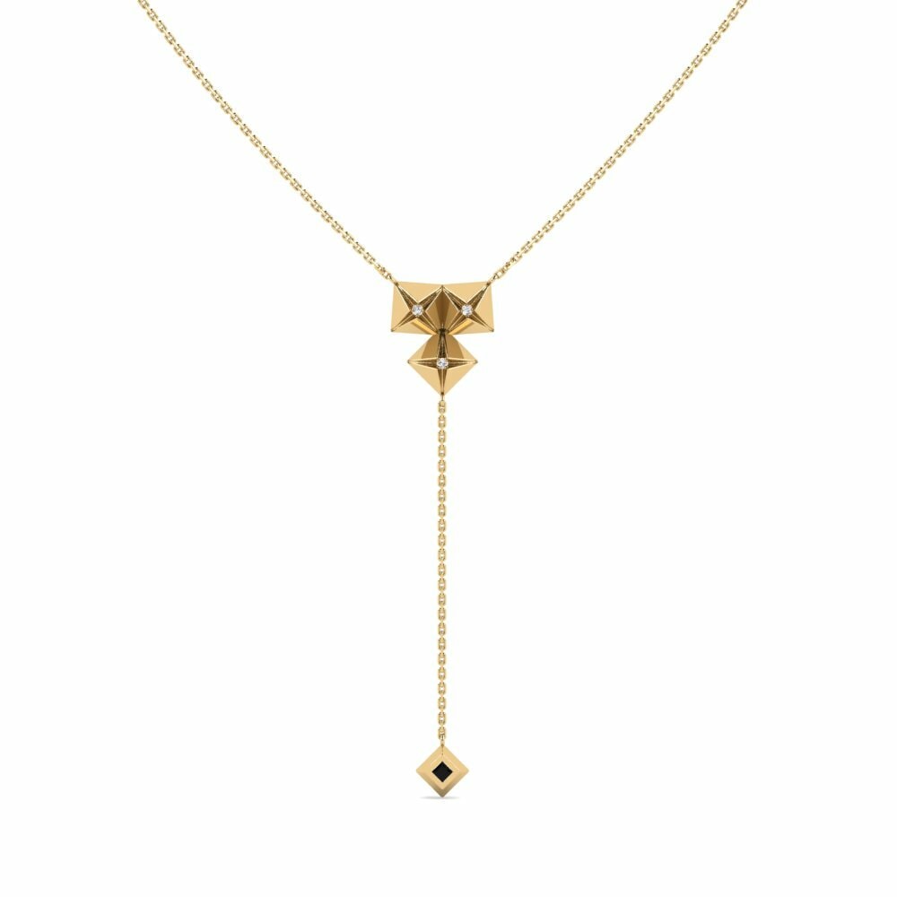 Black Diamond Women's Necklace Lafiny
