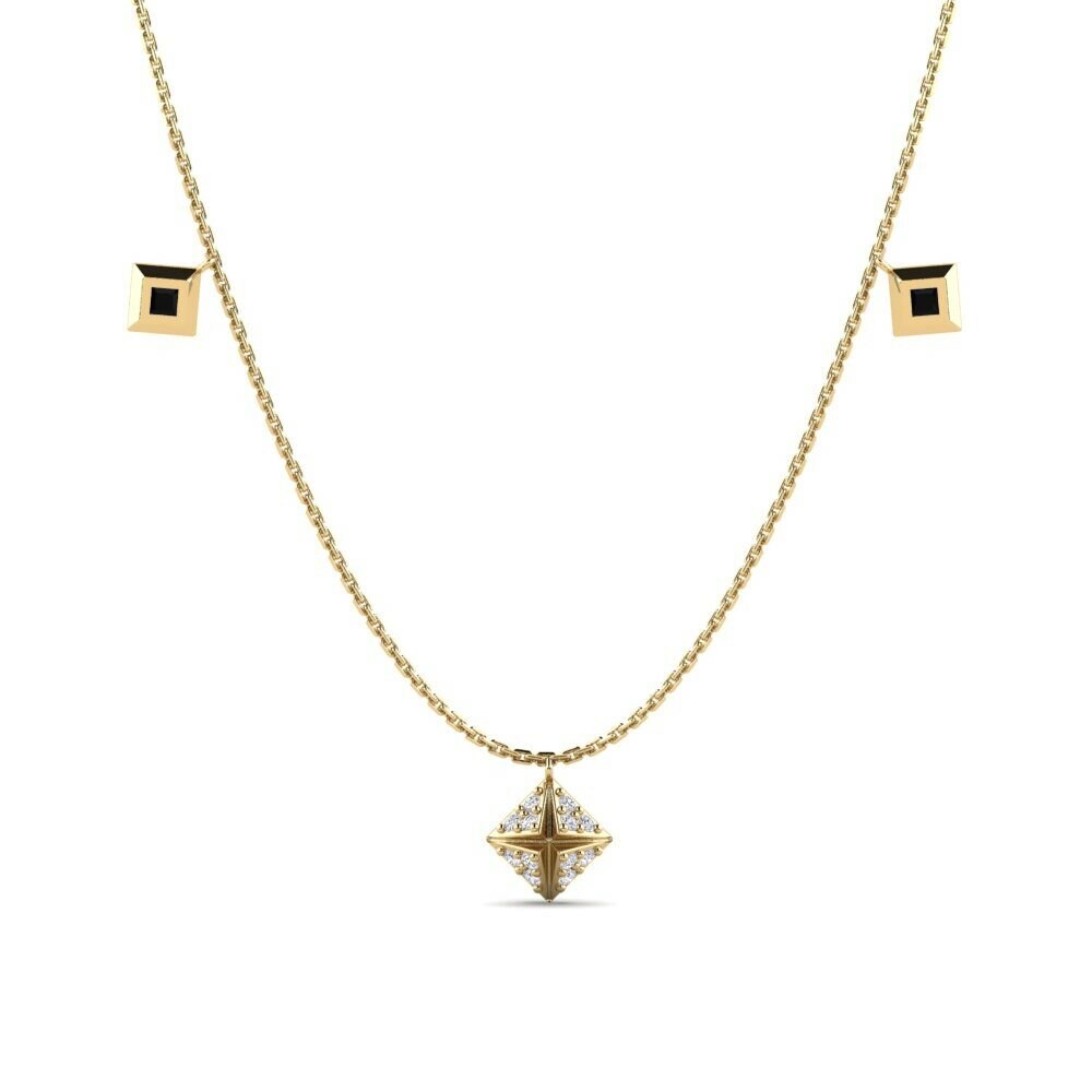 Black Diamond Women's Necklace Likarolo