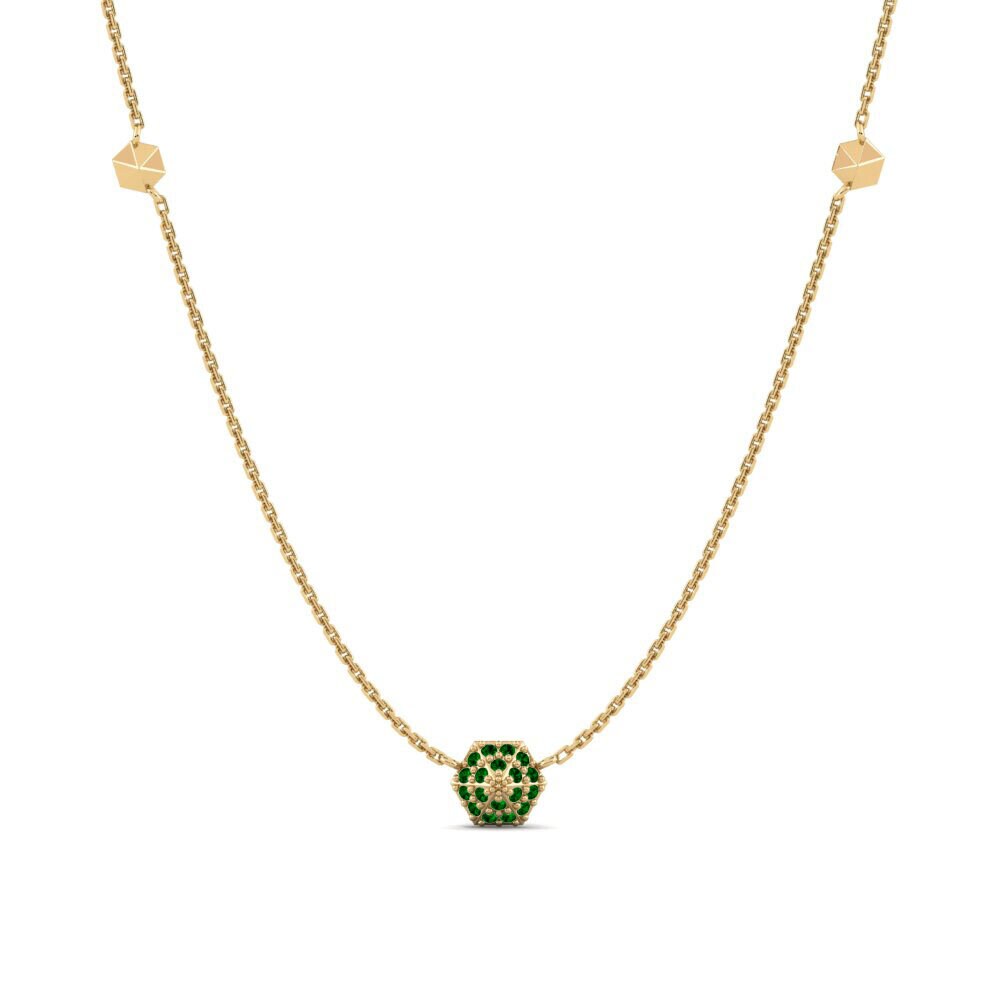 Zircone Verde Collana da donna Liyathela