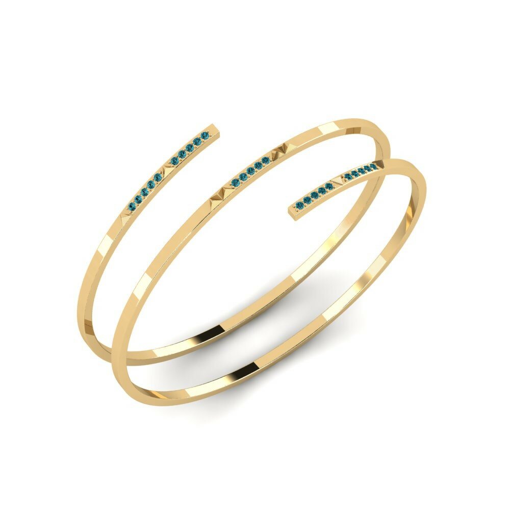 Diamante Blu Bracciale da donna Allington
