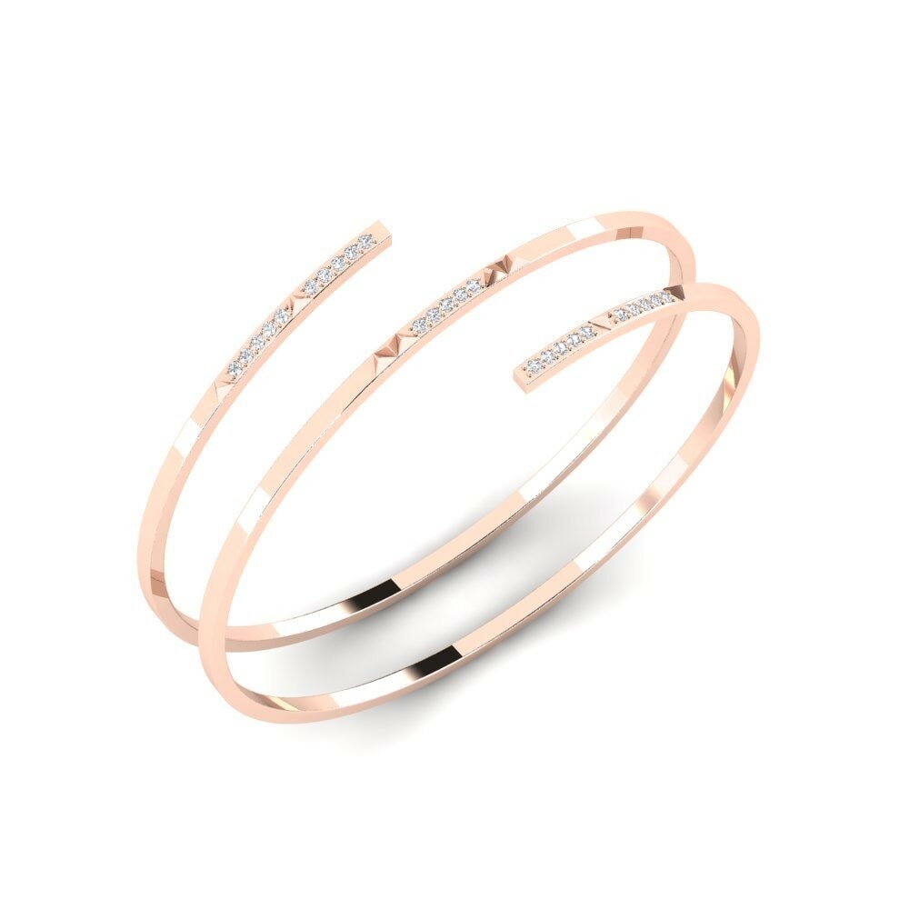 9k Oro Rosa Pulsera de Mujer Allington