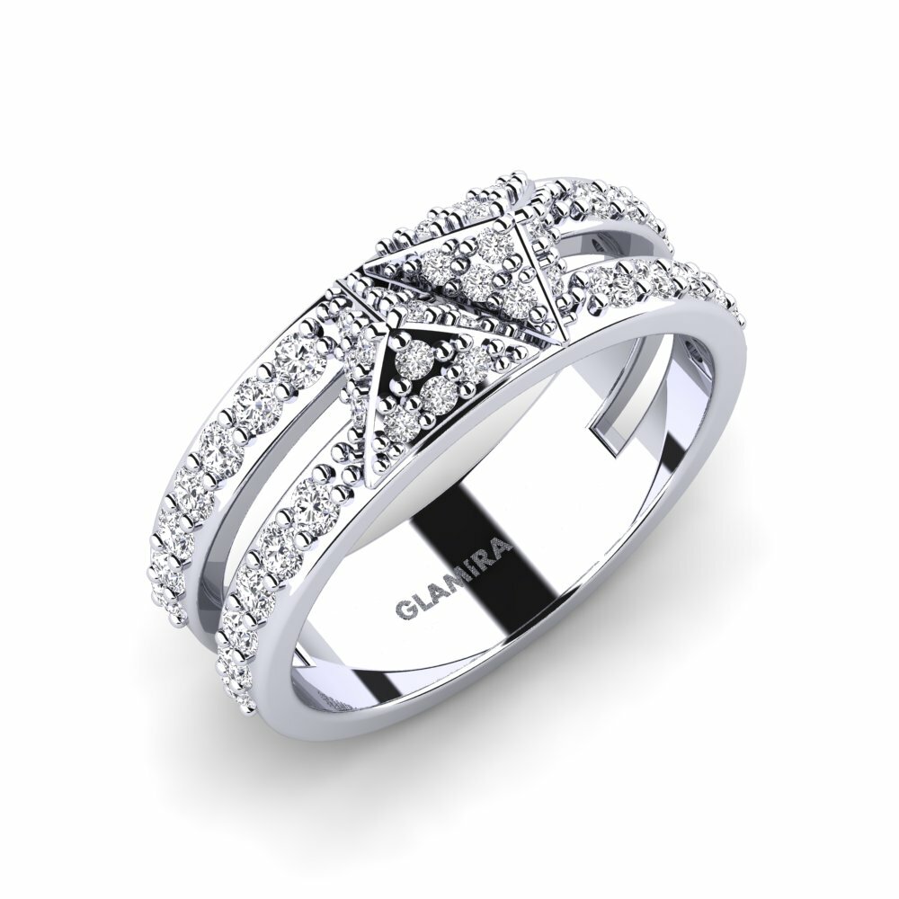 Platine 950 Bague Amberley