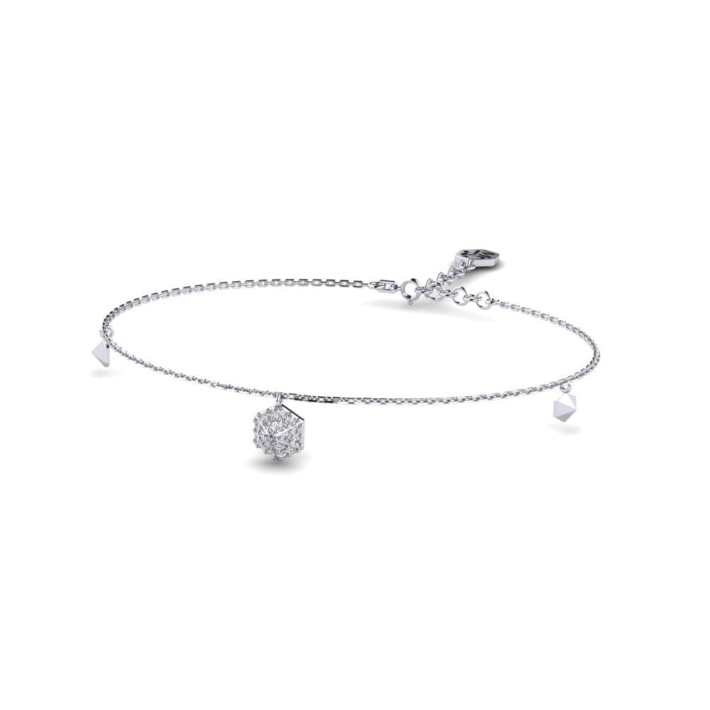 14ct White Gold Women's Bracelet Ambir
