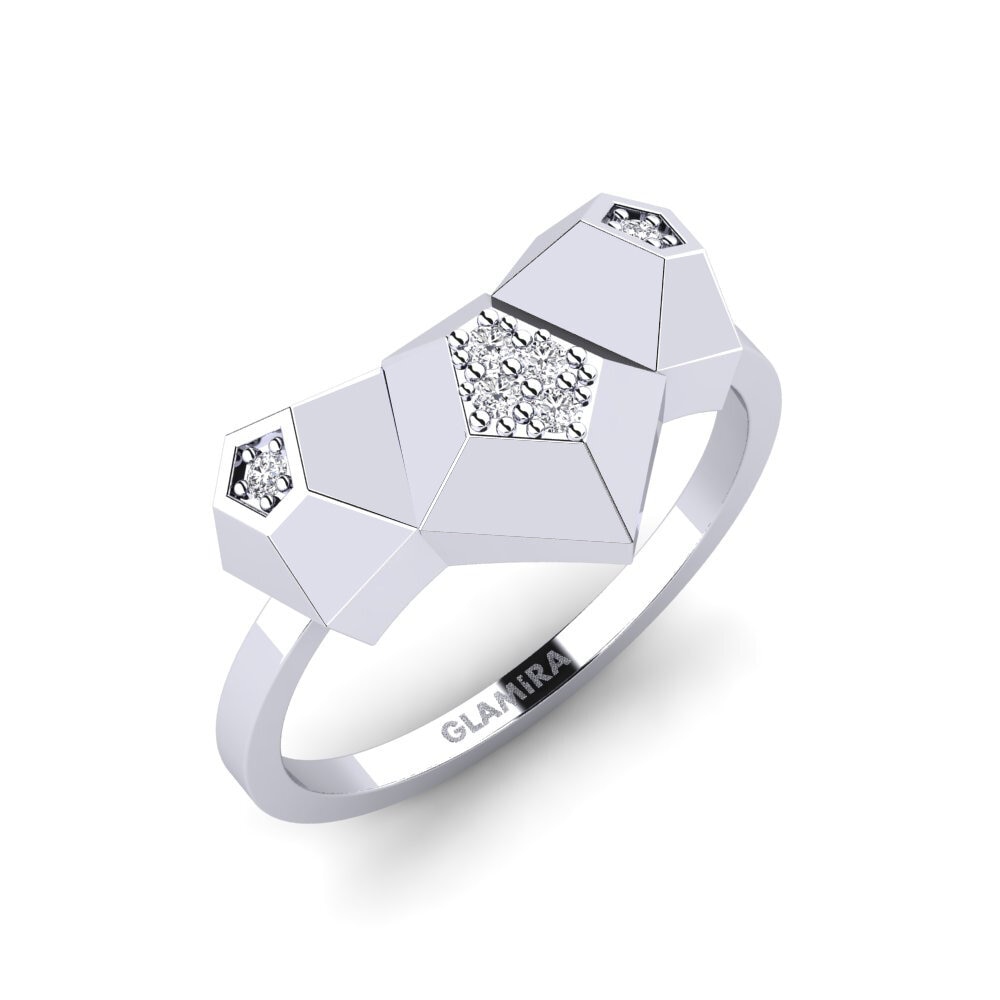 Platine 950 Bague Andronda