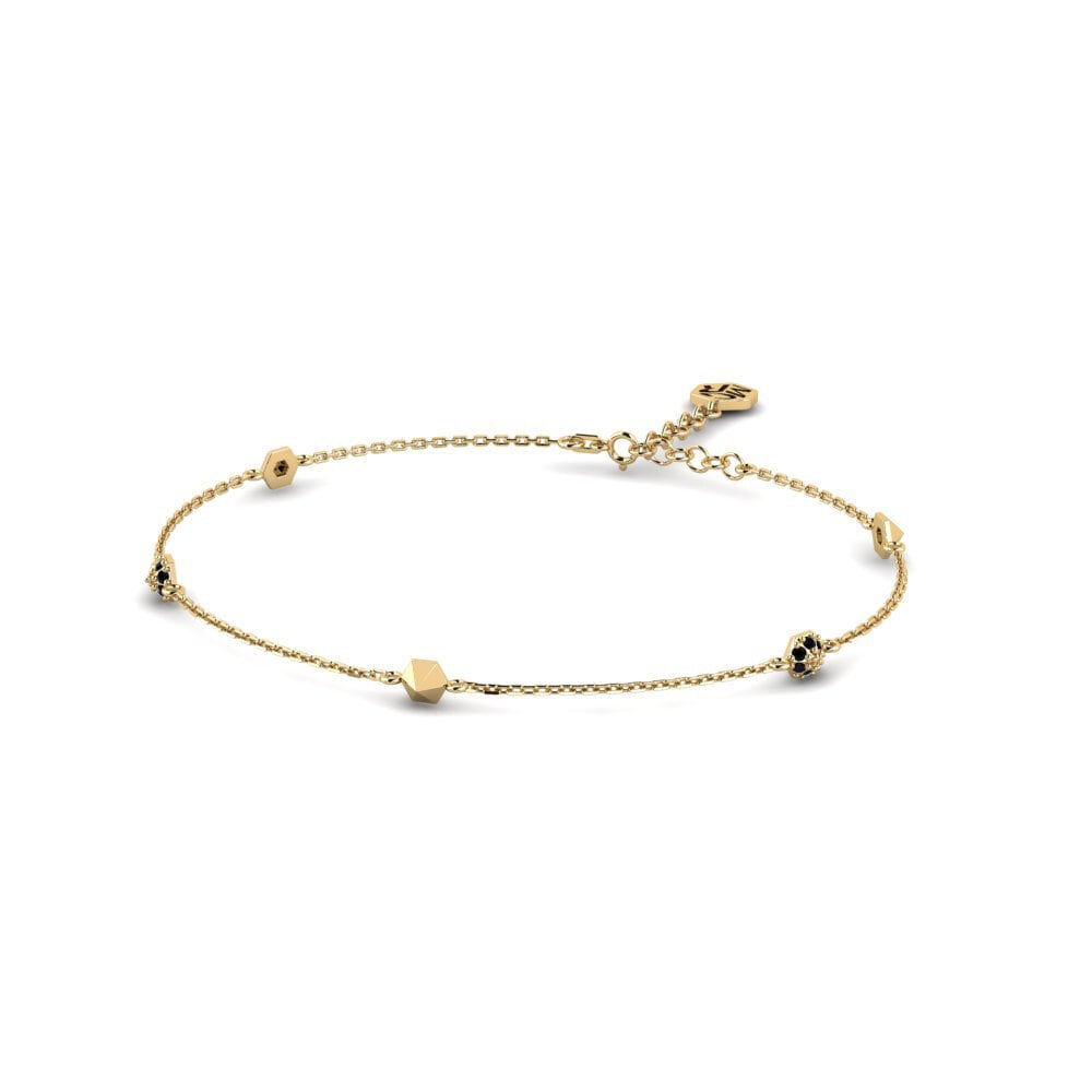 Zwarte Onyx Dames Armband Ansluten