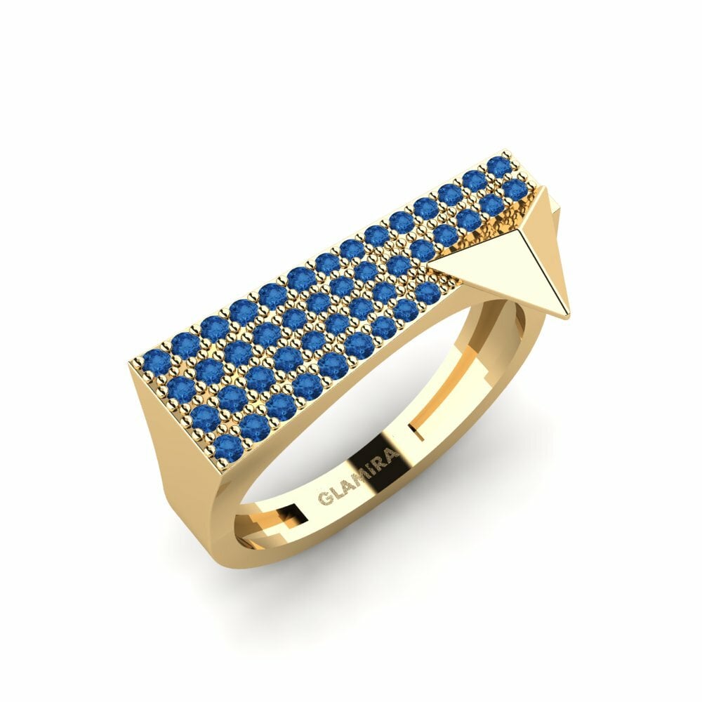 Dark Blue Zirconia Ring Astell