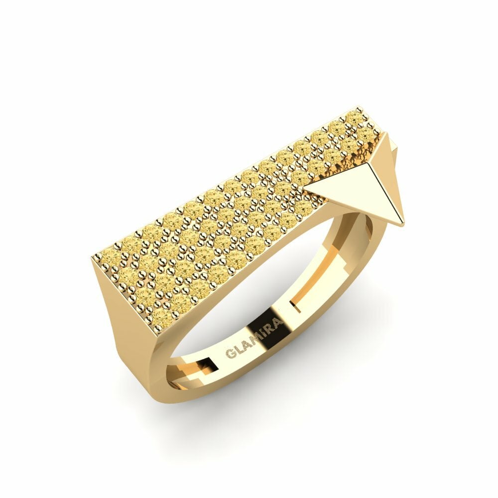 Or Jaune 18k Diamant Jaune Bague Astell