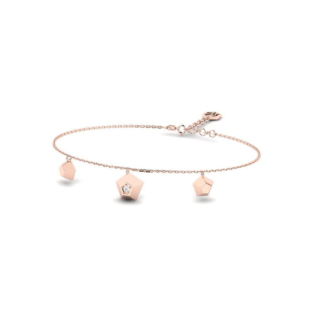 9k Oro Rosa Pulsera de Mujer Astronomer