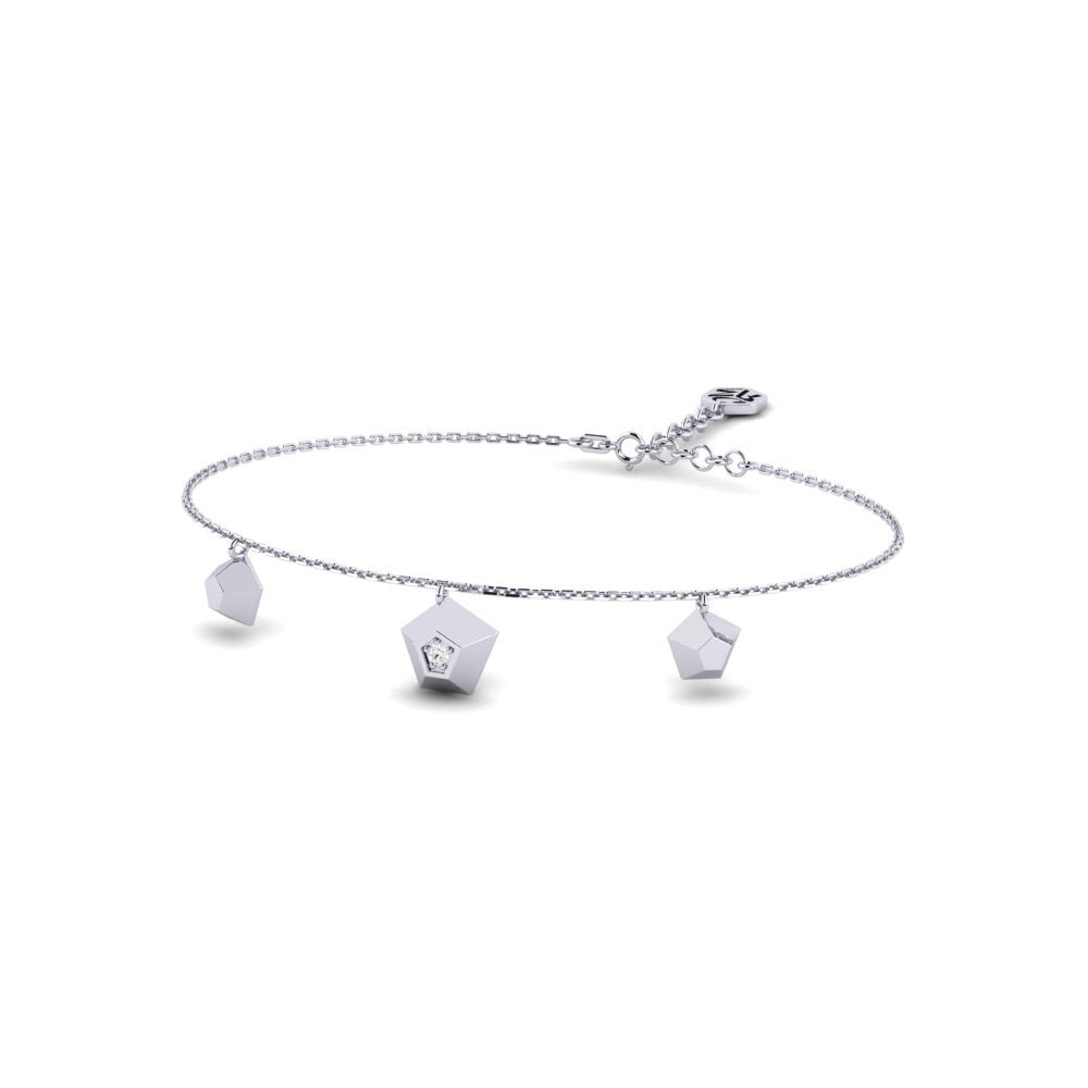 14ct White Gold Women's Bracelet Astronomer