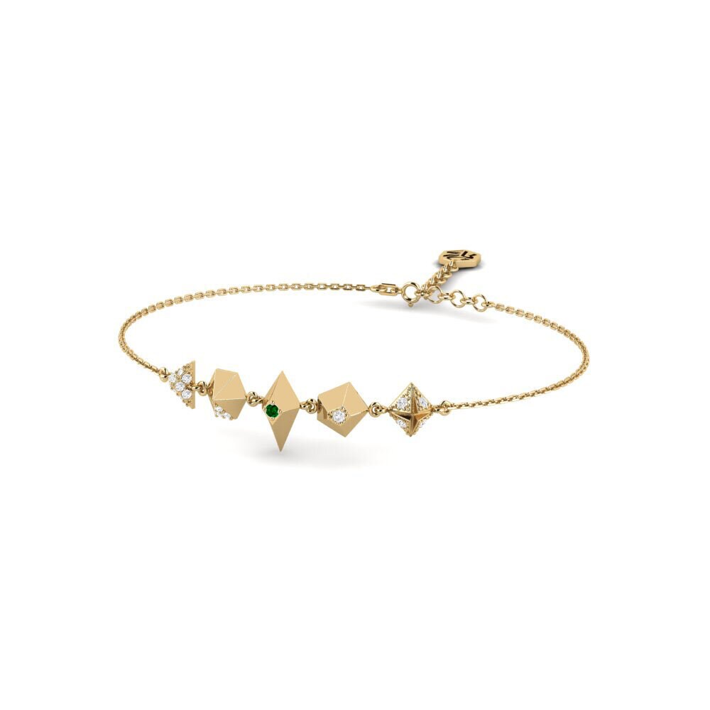 Circonita Verde Pulsera de Mujer Aubetin