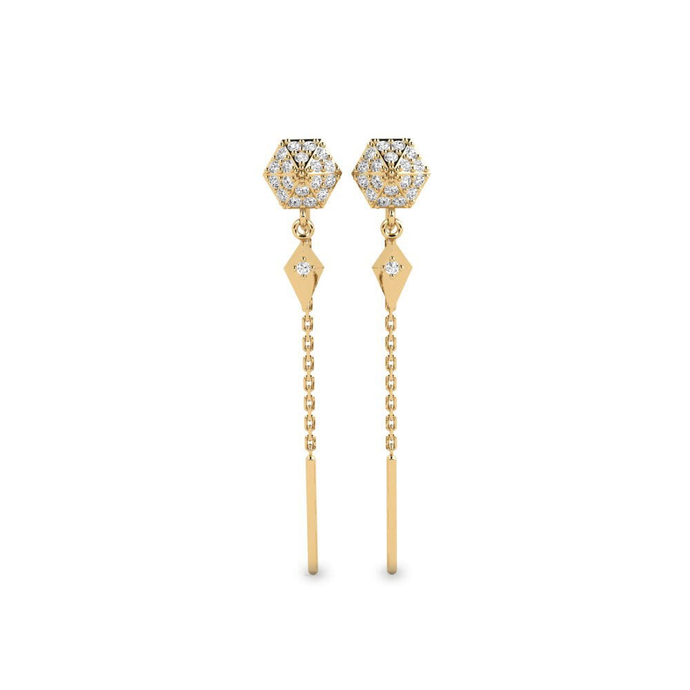 Moissanite Women's Earring Audeux - B