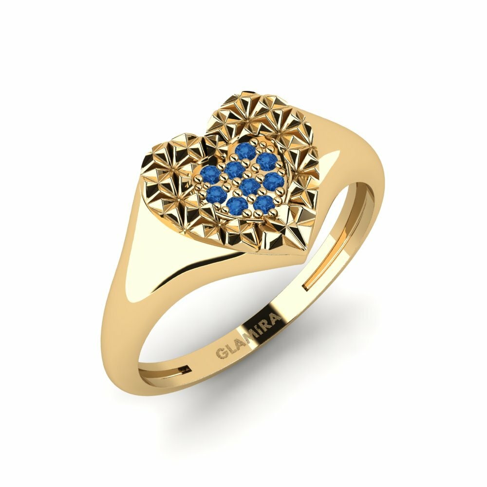 Dark Blue Zirconia Ring Balas