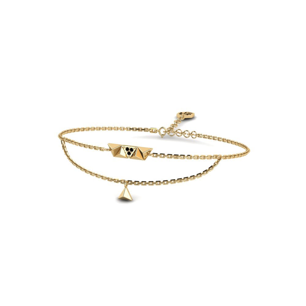 Zwarte Onyx Dames Armband Bazely
