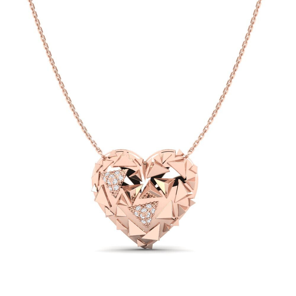 Oro Rosso 585 Collana da donna Borthwick