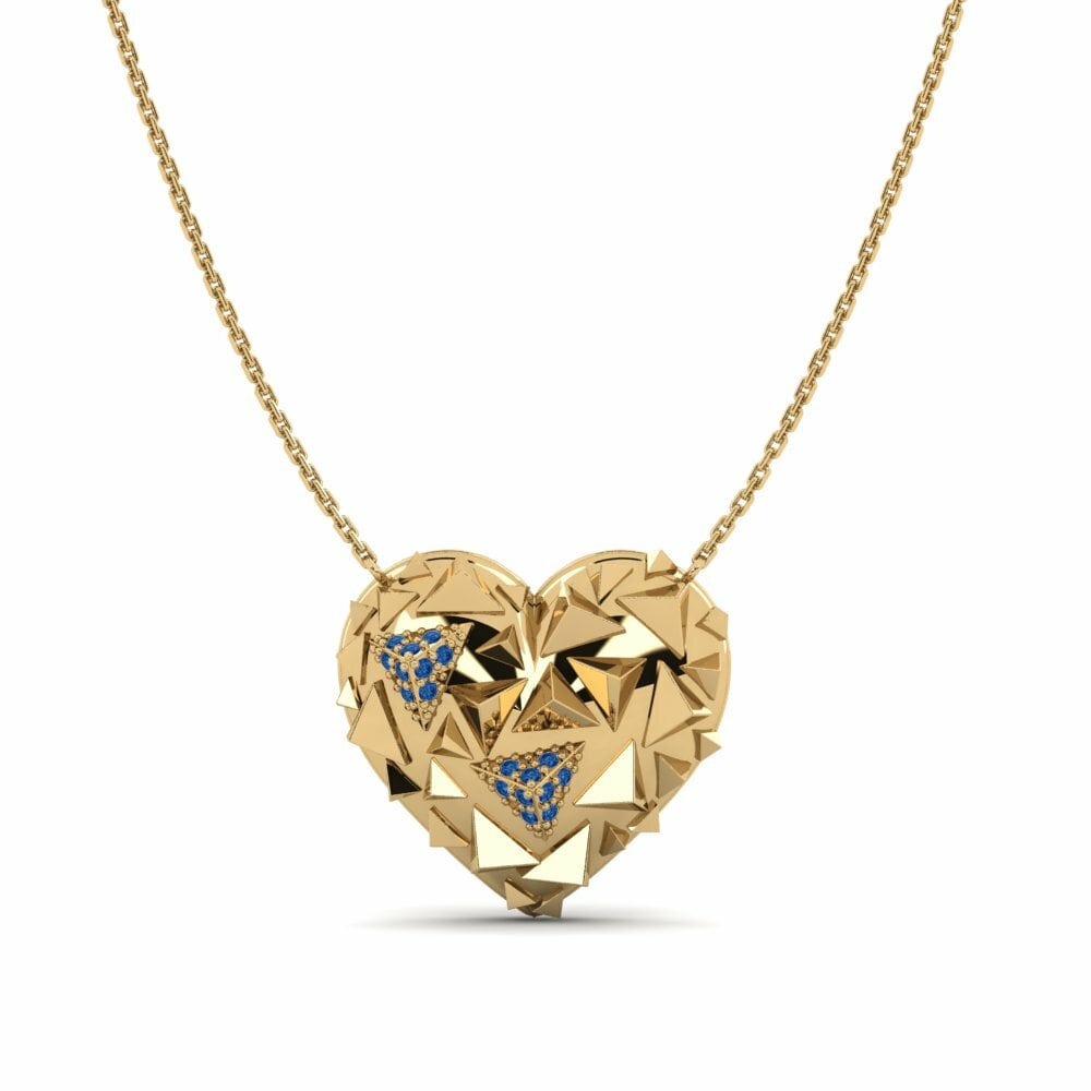 Dark Blue Zirconia Women's Necklace Borthwick