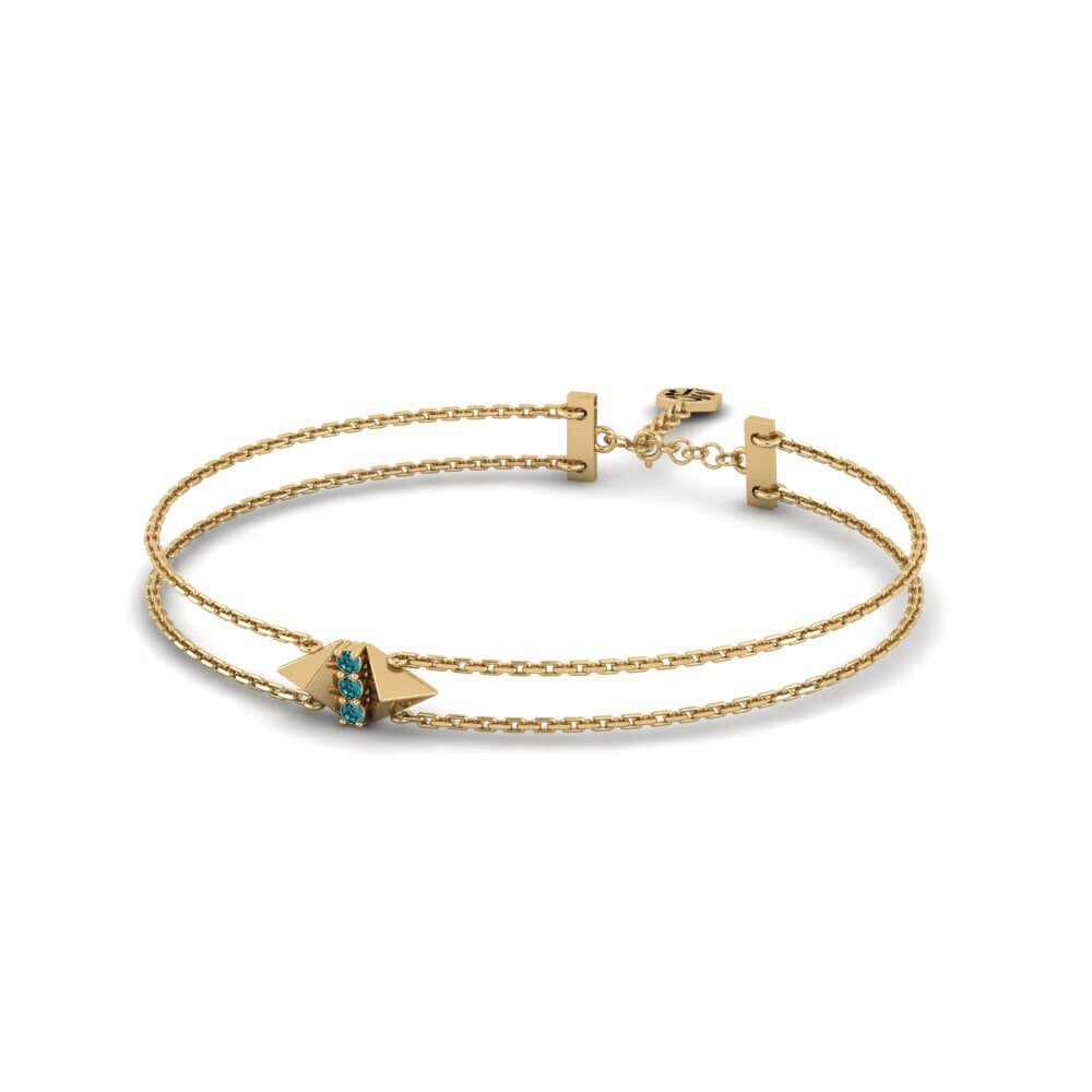 Diamante Blu Bracciale da donna Bouverie