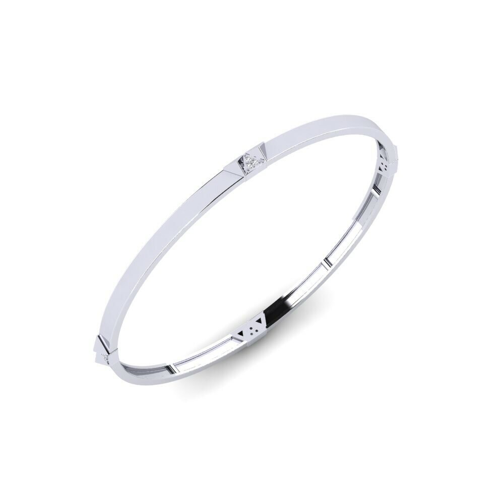 14ct White Gold Women's Bangle Bramcote