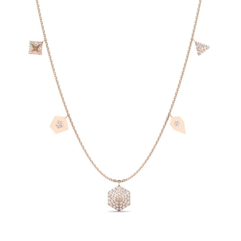 Oro Rosso 585 Collana da donna Brenne