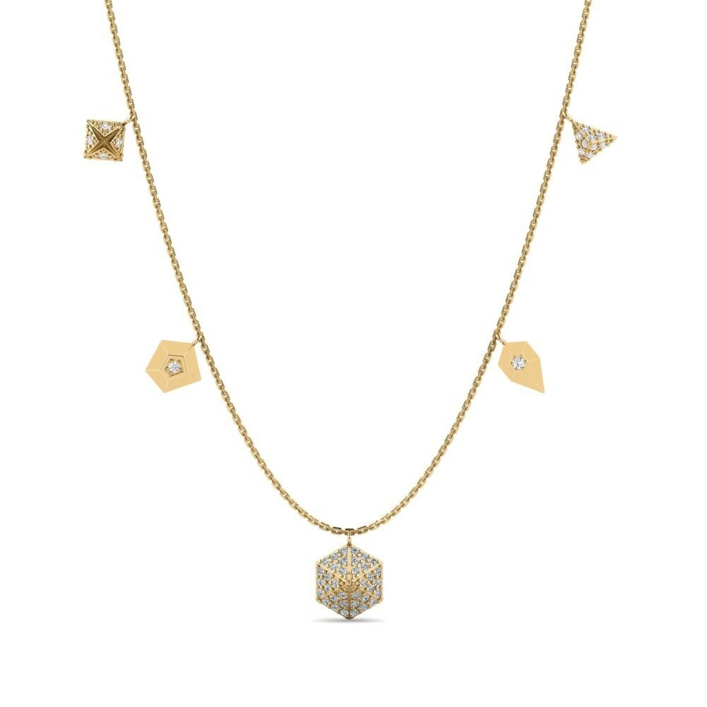 Zirkoon Dames Ketting Brenne