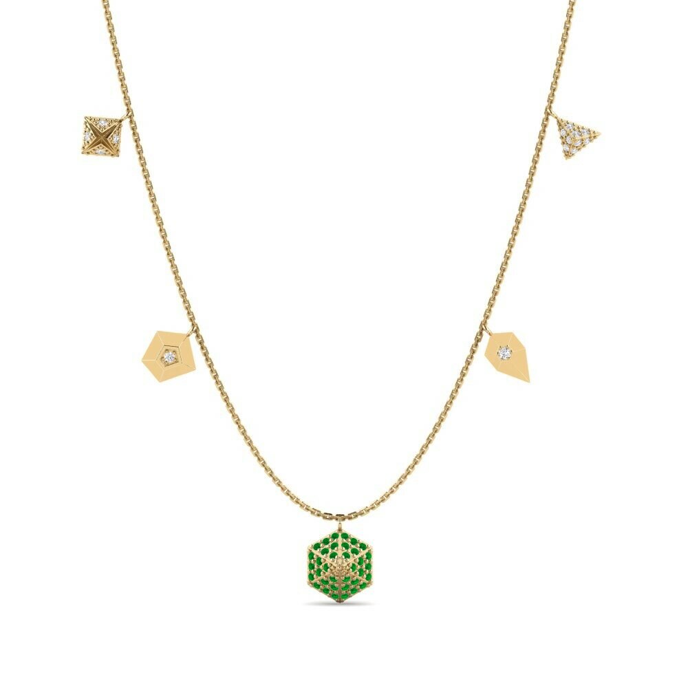 Smaragd Dames Ketting Brenne