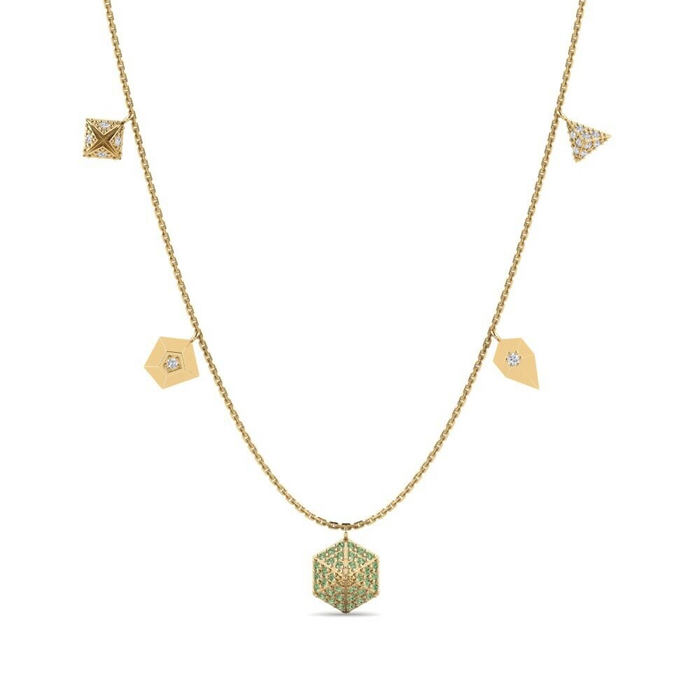 Diamante Verde Collana da donna Brenne
