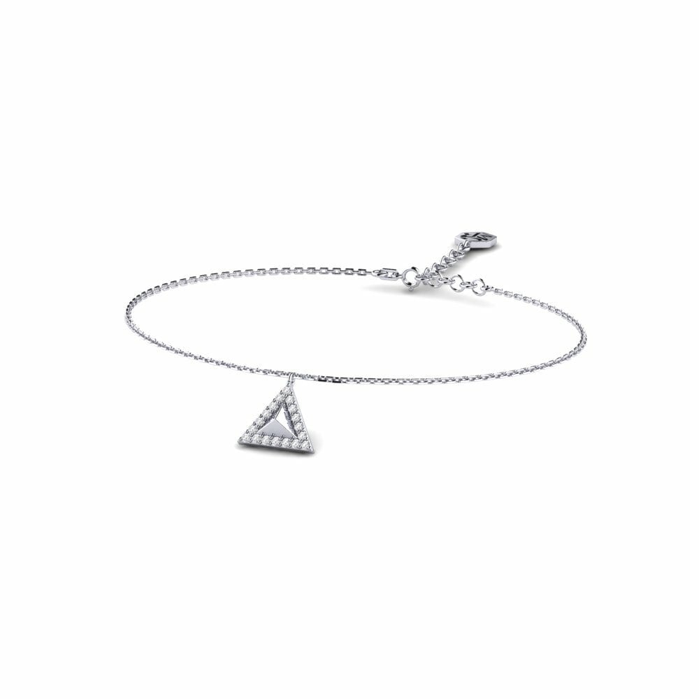 14ct White Gold Women's Bracelet Bulmer