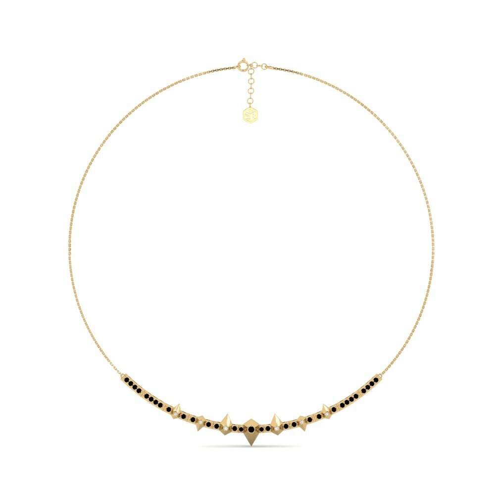 Zafiro negro Collar Gargantilla de Mujer Caledon
