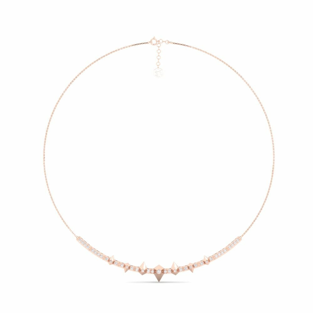 Oro Rosso 585 Collana choker da donna Caledon