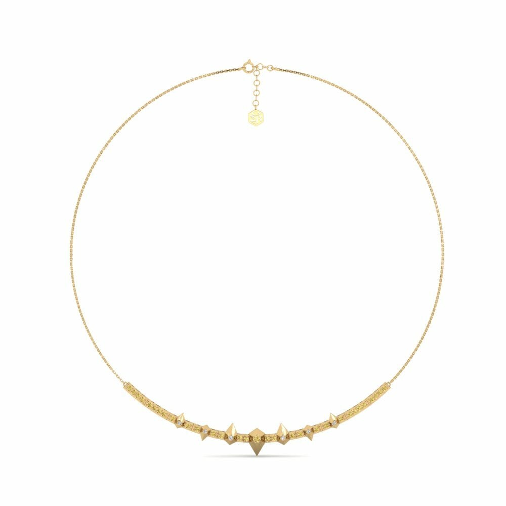 Diamante Giallo Collana choker da donna Caledon