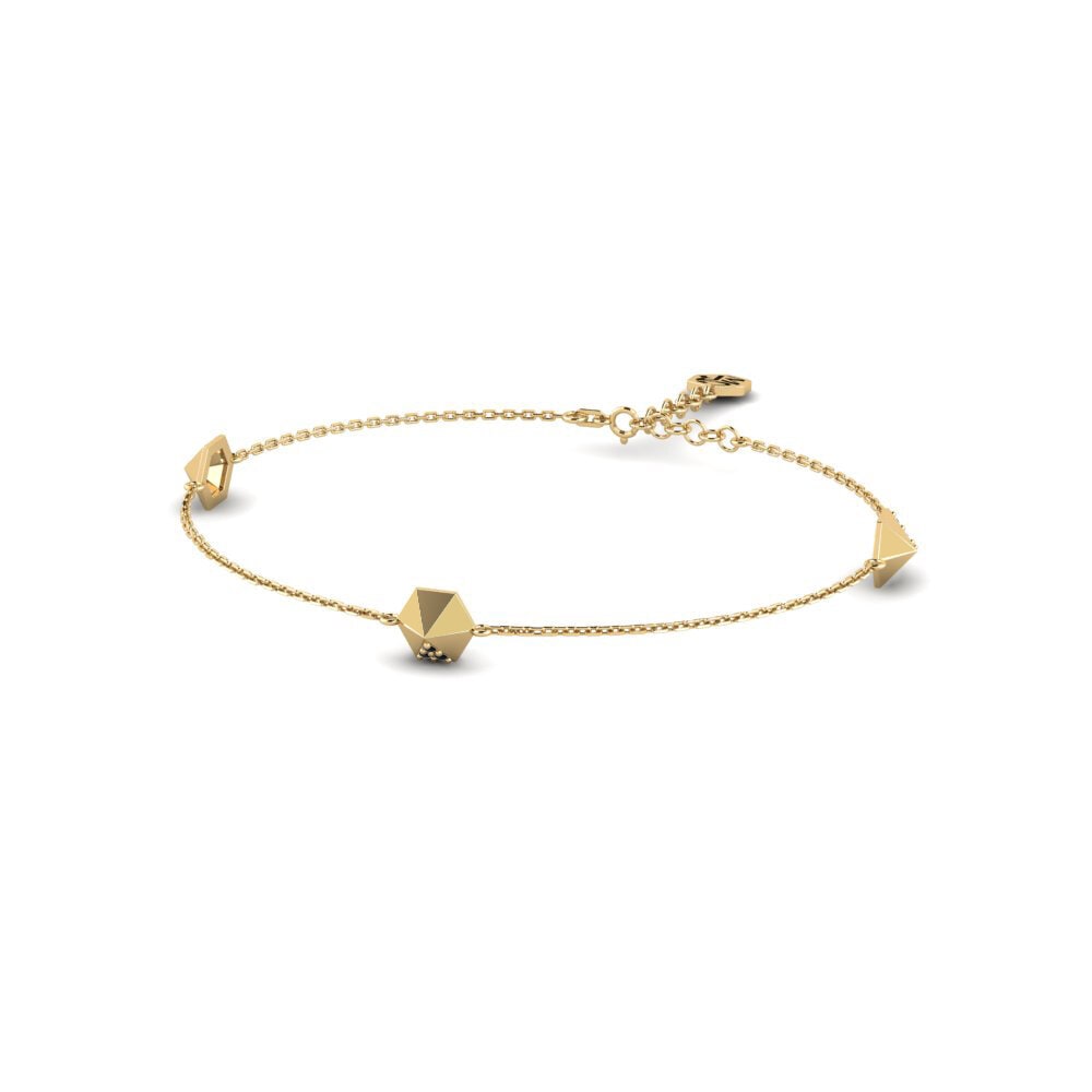 Zwarte Onyx Dames Armband Ceangailte