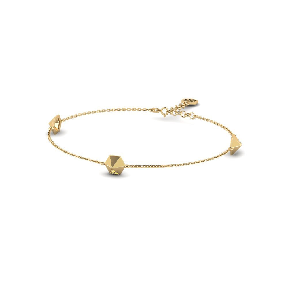 Nilam Kuning Gelang wanita Ceangailte