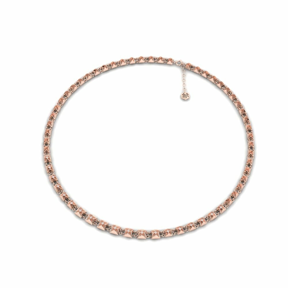 Oro Rosso 585 Collier Chaukor