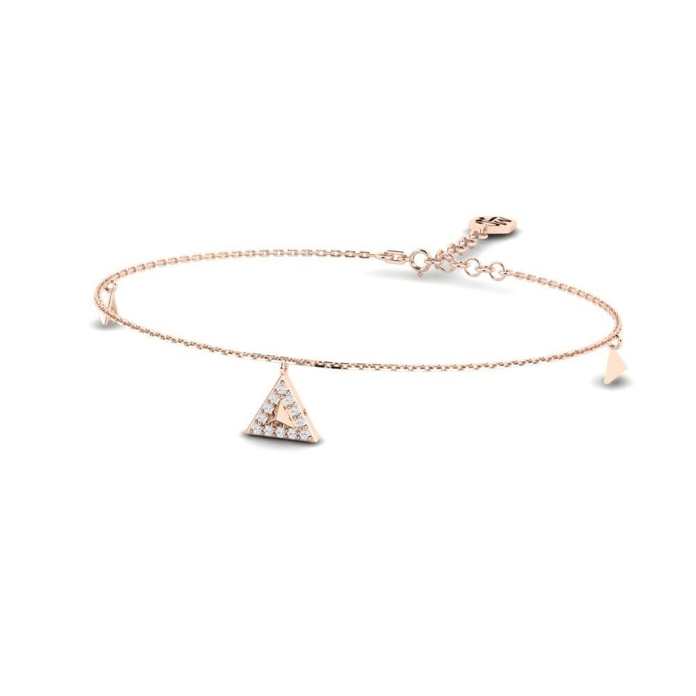 9k Oro Rosa Pulsera de Mujer Connaught
