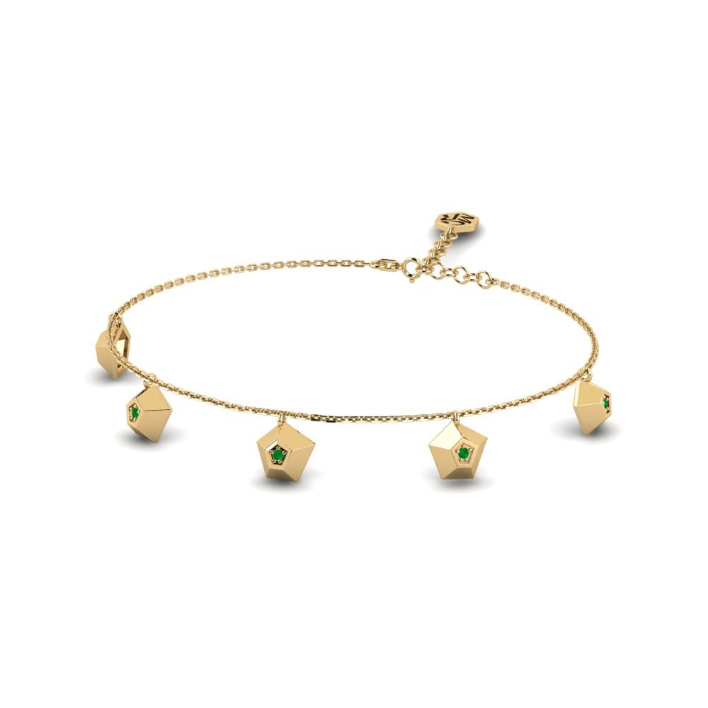Smeraldo Bracciale da donna Cosmology
