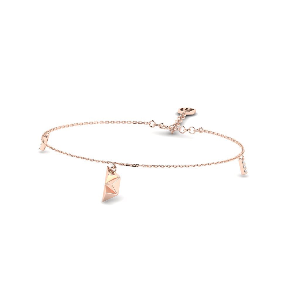 9k Oro Rosa Pulsera de Mujer Culpeper