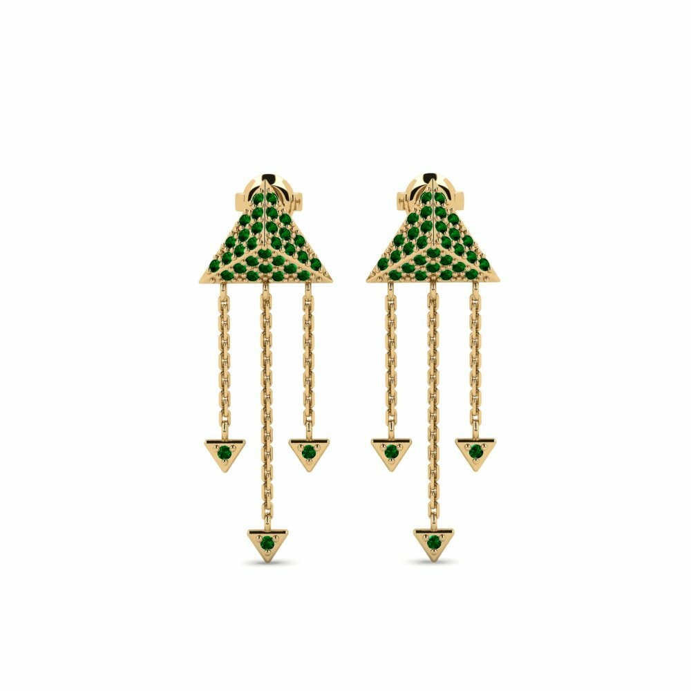 Circonita Verde Pendiente de mujer Curnock