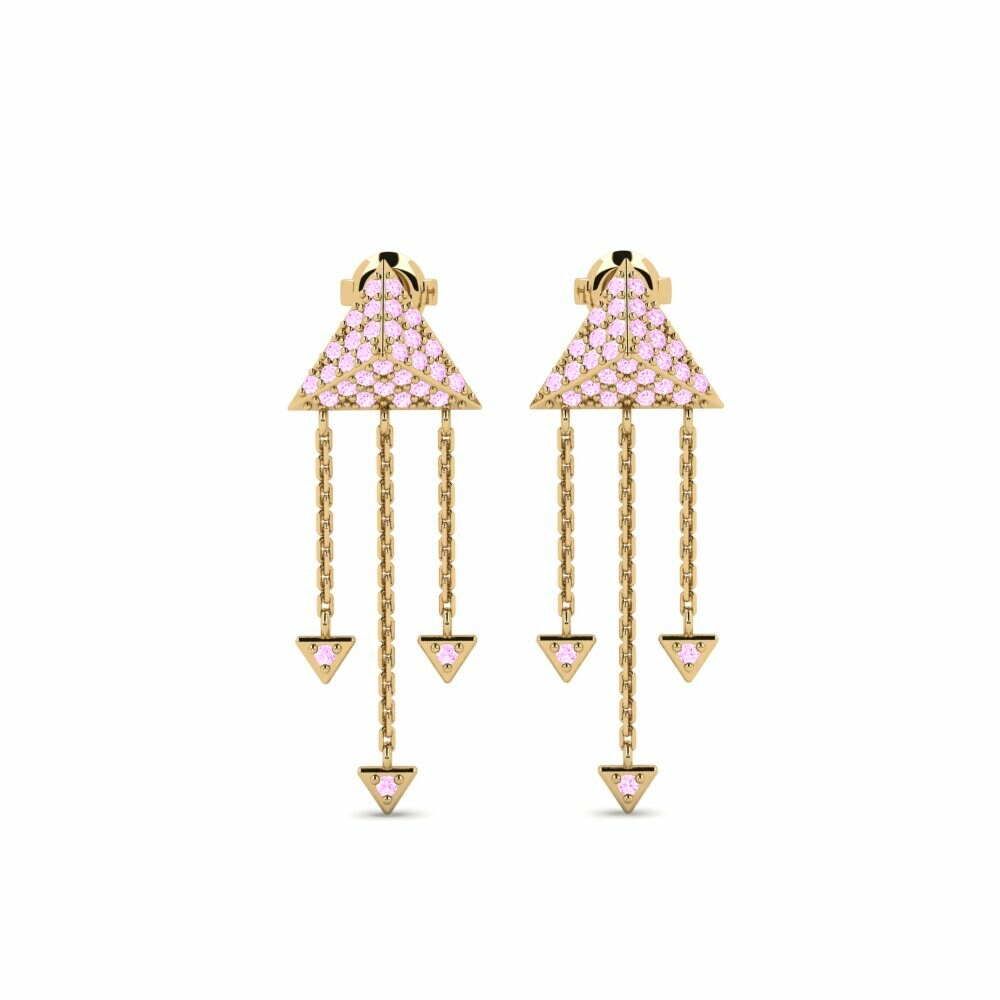 Pink Sapphire Women's Earring Curnock