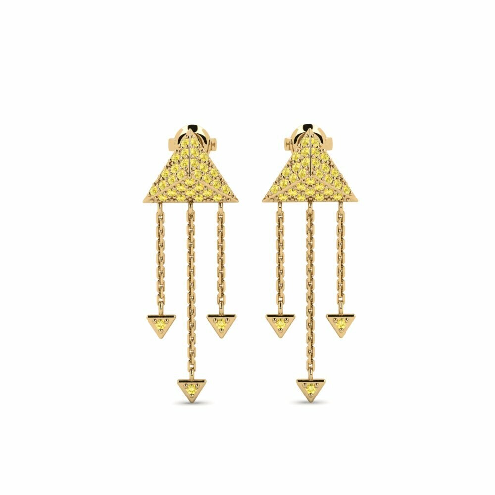 Yellow Sapphire Women's Earring Curnock