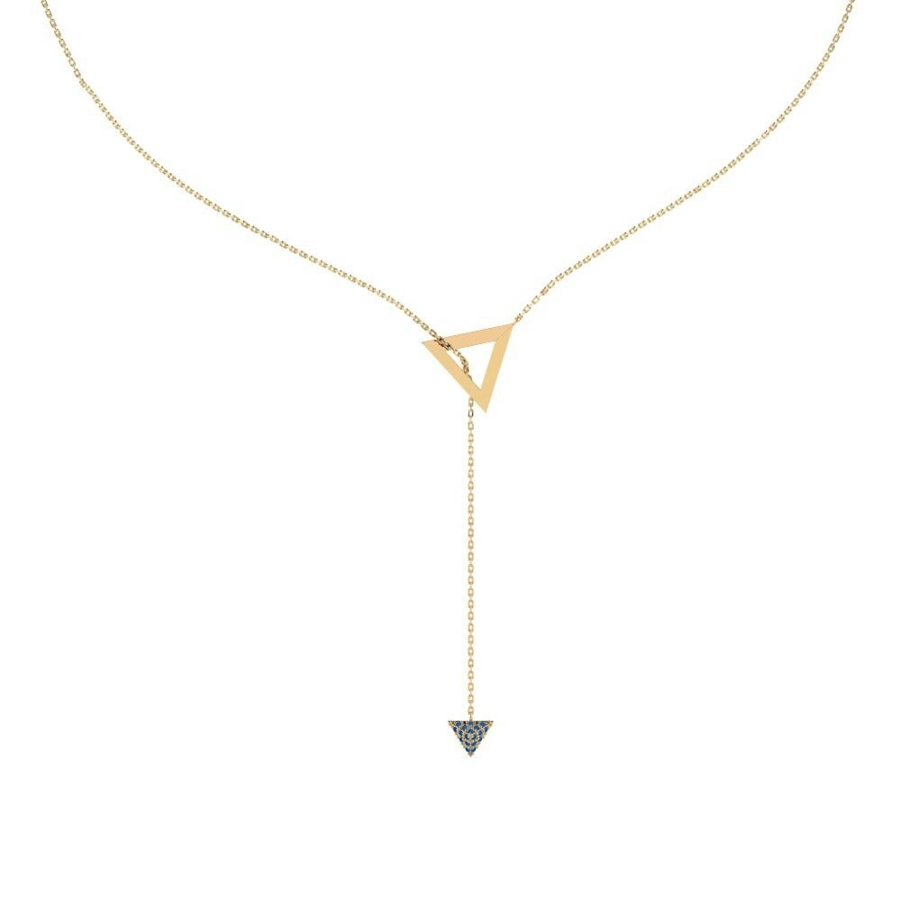 Dark Blue Zirconia Women's Necklace Deptford
