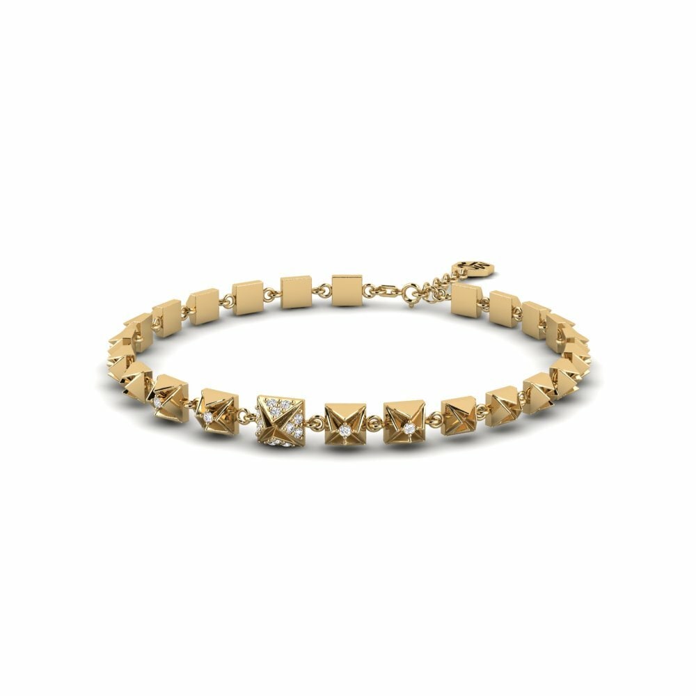Moissanite Women's Bracelet Firkantet