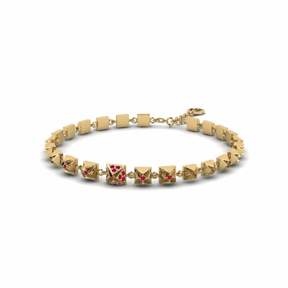 Ruby Women's Bracelet Firkantet