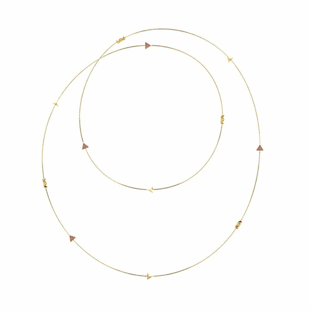 Zircone Rosso Collana da donna Fulham