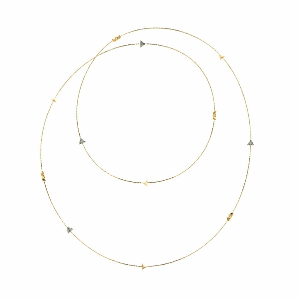 Dark Blue Zirconia Women's Necklace Fulham