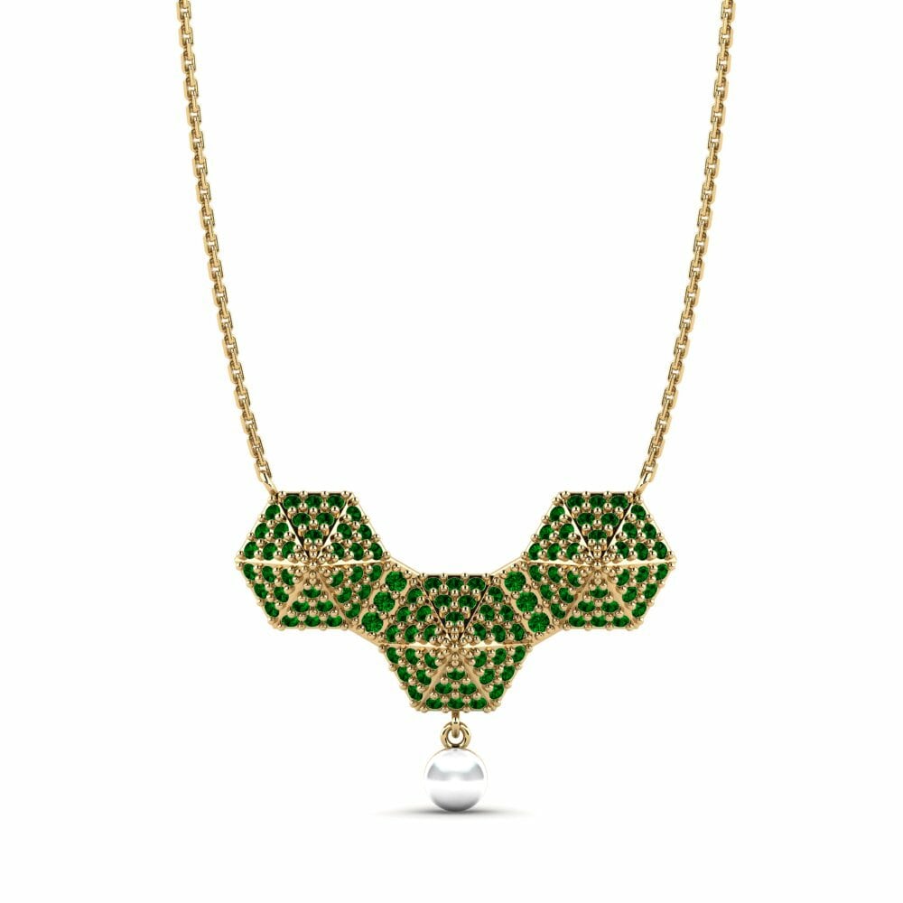 Circonita Verde Collar de Mujer Gegenwart