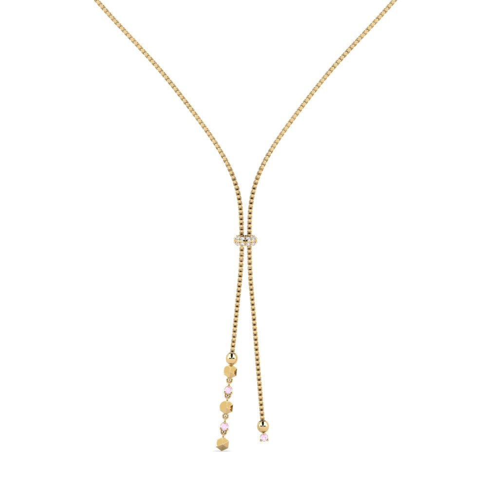 Zafiro Rosado Collar de Mujer Gratias