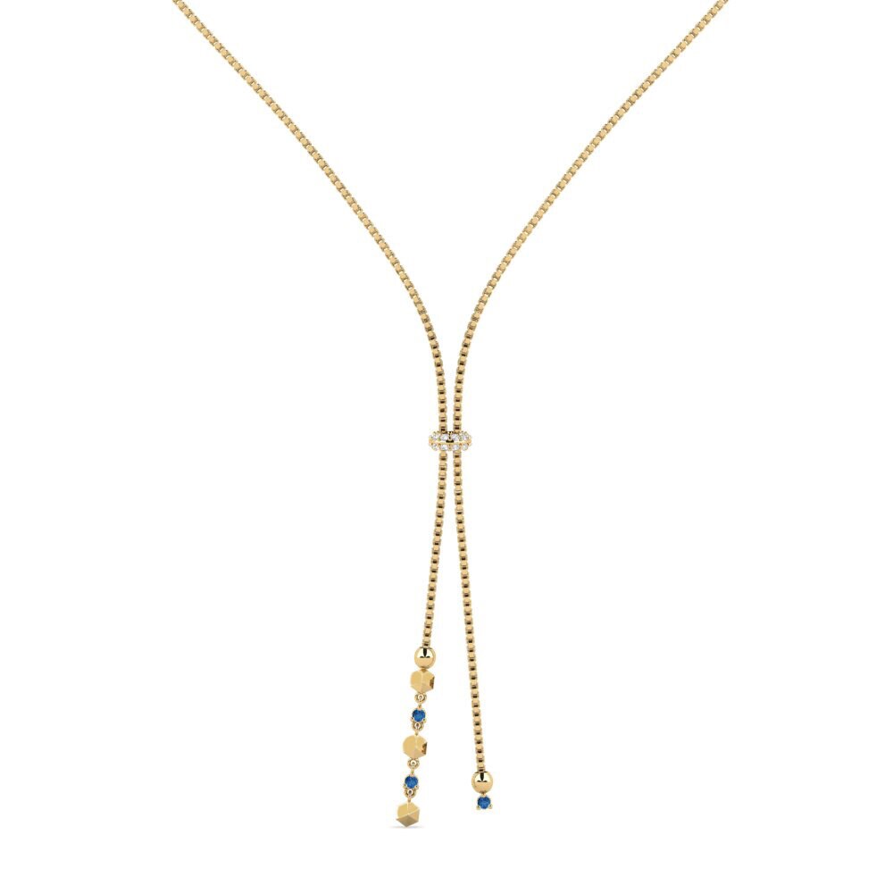 Dark Blue Zirconia Women's Necklace Gratias
