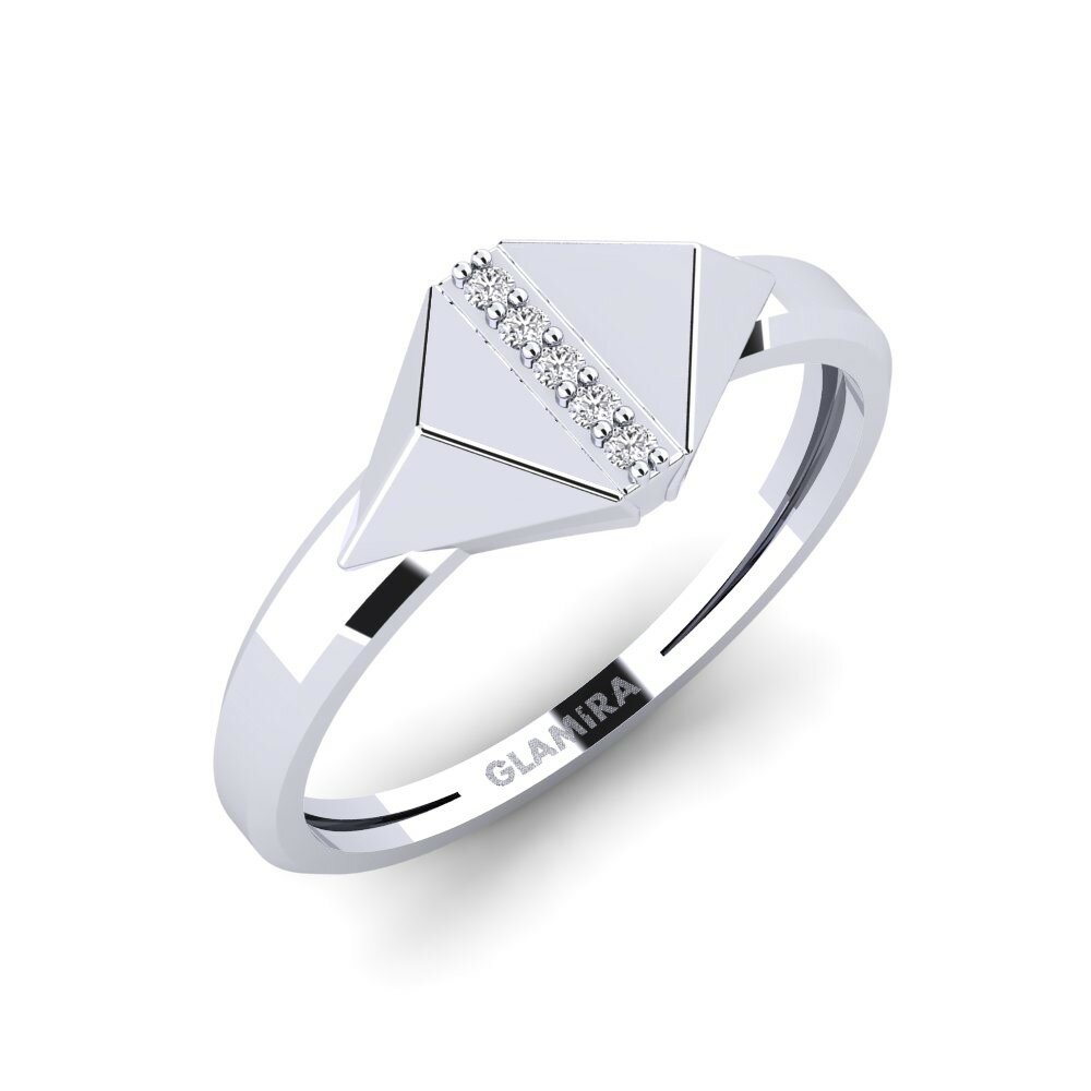 Platine 950 Bague Hackney