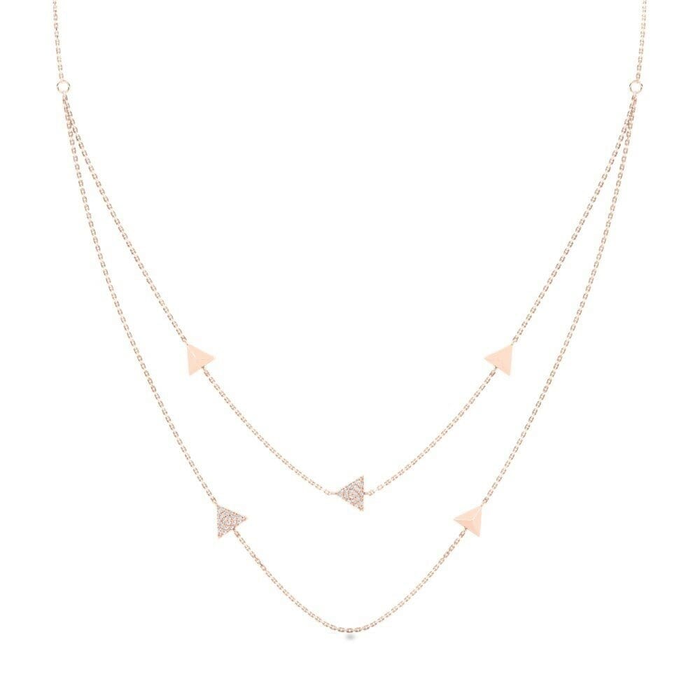Oro Rosso 585 Collana da donna Hatfields